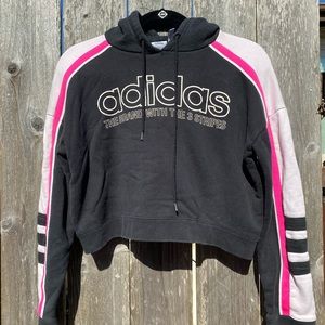 ADIDAS CROPPED HOODIE